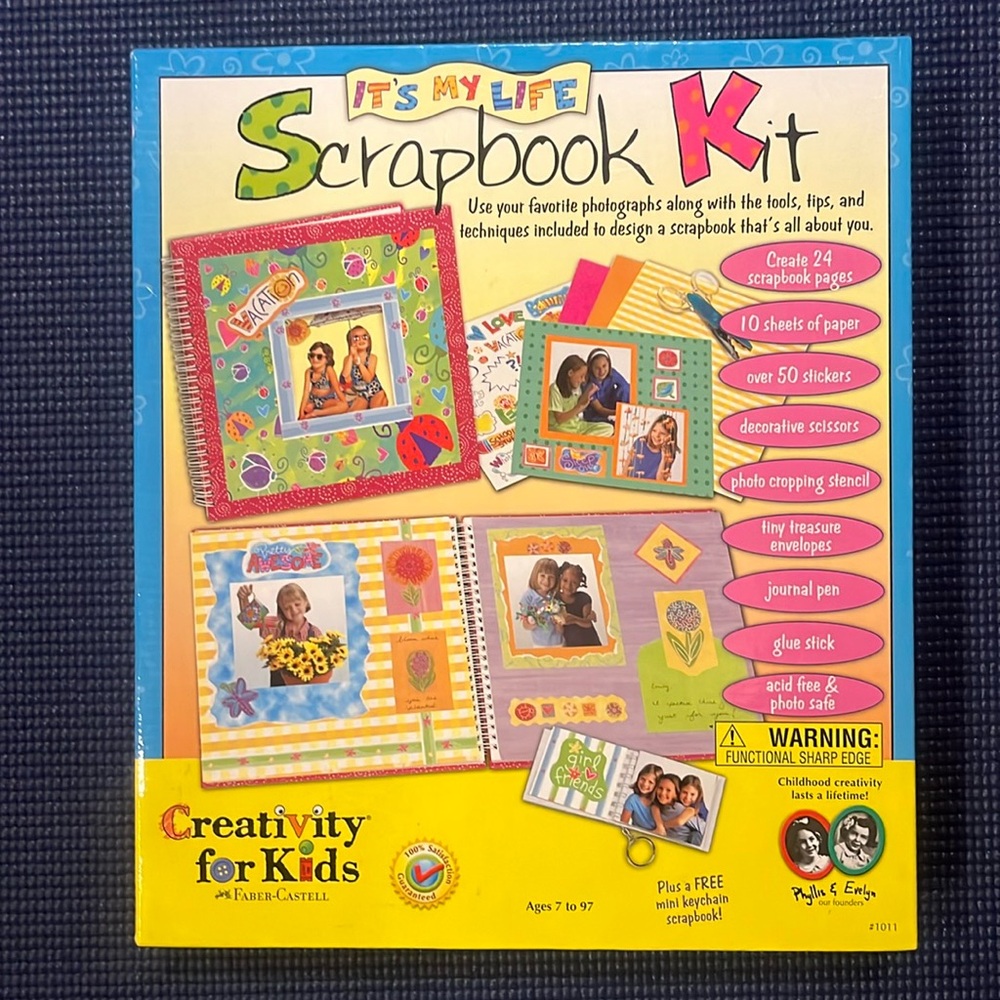 “It’s My Life” scrapbook kit by Creativity for Kids Faber-Castell – Never Opened